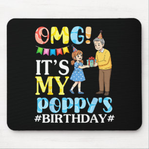 Omg Es ist der Geburtstag meiner Oma Happy Opa und Mousepad