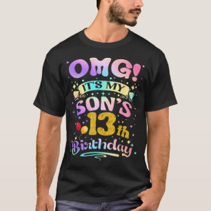 Omg Es Ist Mein Sohn 13. Geburtstag Glücklicher 13 T-Shirt