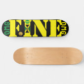 OMG FINE (JAMAICA) 8 1/4" Skateboard Deck (Horizontal)