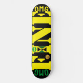 OMG FINE (JAMAICA) 8 1/4" Skateboard Deck (Vorderseite)