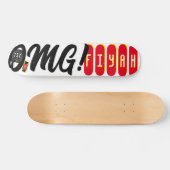 OMG FIYAH JMT 7 3/4" Skateboarddecke Skateboard (Horizontal)