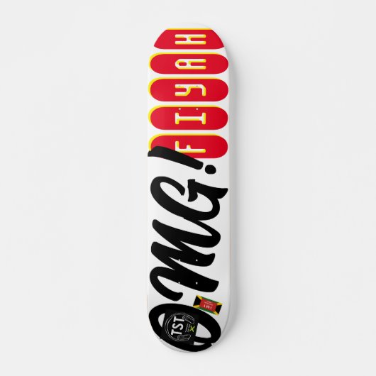 OMG FIYAH JMT 7 3/4" Skateboarddecke Skateboard (Vorne)