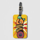 OMG Fun Retro Comic Pop Art Gepäckanhänger (Vorderseite Vertikal)