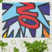 OMG Fun Retro Comic Pop Art Geschirrtuch (Gefaltet)