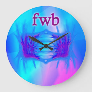 OMG! fwwb Große Wanduhr