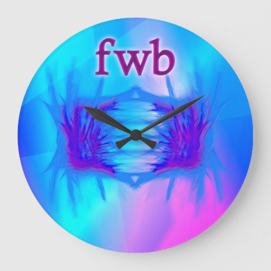 OMG! fwwb Große Wanduhr (Vorderseite)