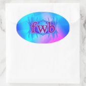 OMG! fwwb Ovaler Aufkleber (Tasche)