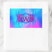 OMG! fwwb Rechteckiger Aufkleber (Tasche)