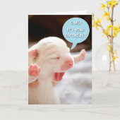 OMG Geburtstag! Karte (Gelbe Blume)