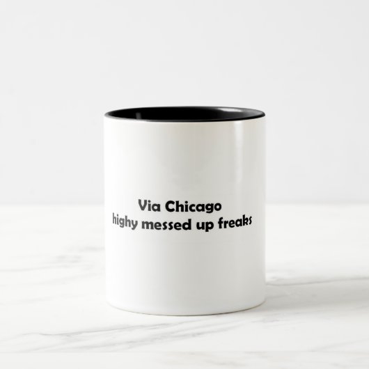 OMG gerade Antwort die Frage! Zweifarbige Tasse (Mittel)