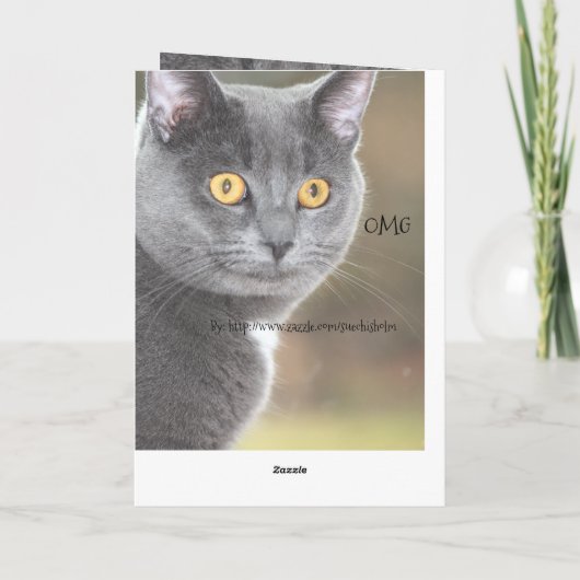 OMG Glückwunsch Karte (Rückseite)