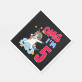 OMG I AM 5 SERVIETTE (Ecke)