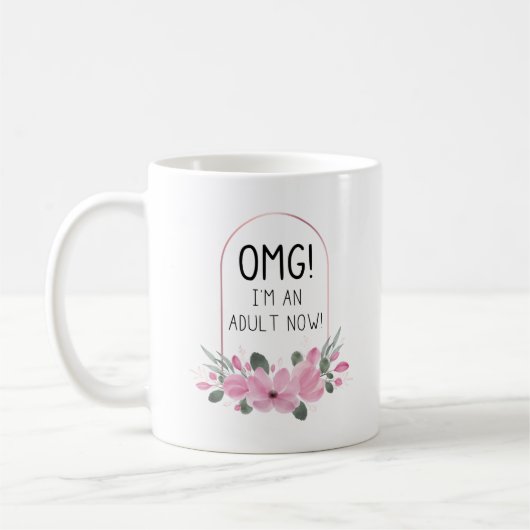 OMG I bin jetzt ein Erwachsener | Angebot und Aqua Kaffeetasse (Links)