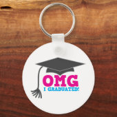OMG I GRADUIERT! Großartiges Abschluss-Geschenk Schlüsselanhänger (Vorderseite)