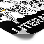 OMG Ich bin wie buchstäblich toter Skelettkaffee S Poster (Ecke)