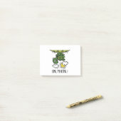 OMG, ich fliege optimistisch positive Schildkröten Post-it Klebezettel (Auf Schreibtisch)