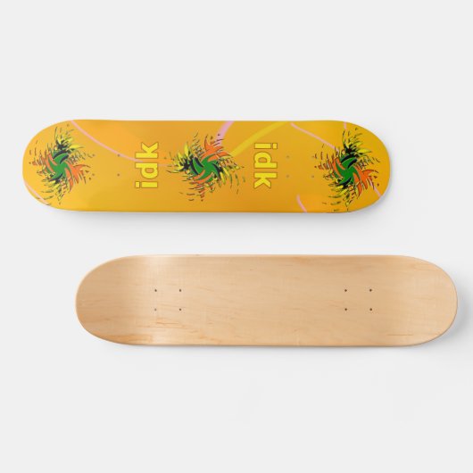 OMG! idk Skateboard (Horizontal)