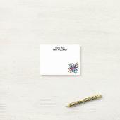 OMG Individuelle Name Fun Retro Comic Book Post-it Klebezettel (Auf Schreibtisch)