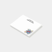 OMG Individuelle Name Fun Retro Comic Book Post-it Klebezettel (angewinkelt)