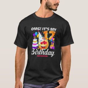 Omg ist mein 12. Geburtstag 12 Jahre alter Glückwu T-Shirt