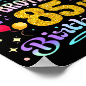 Omg Its My Big Brothers 85th Birthday Happy 85 Yea Poster (Ecke)