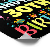 Omg Its My Grandsons 30th Birthday Sweet 30 Years  Poster (Ecke)