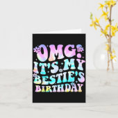 Omg It's My Ie's Birthday Funny Friend Birthday Karte (Gelbe Blume)