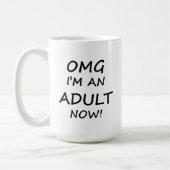 OMG, Kaffee Tasse, Tasse, OMG Tasse, 18. Geburtsta Kaffeetasse (Links)