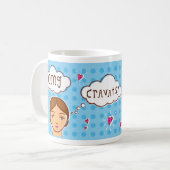 omg Krawatten-Tasse Kaffeetasse (Vorderseite Links)