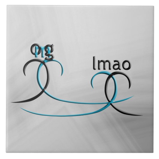 OMG! Lmao Fliese (Vorderseite)