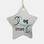 OMG! Lmao Keramikornament (Rechts)