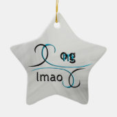 OMG! Lmao Keramikornament (Vorne)