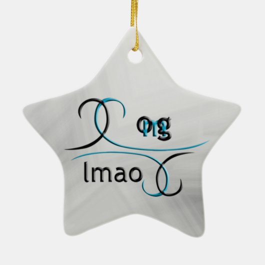 OMG! Lmao Keramikornament (Hinten)