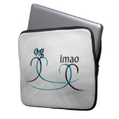 OMG! Lmao Laptopschutzhülle (Vorderseite Links)