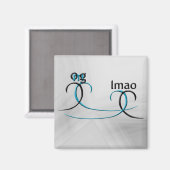 OMG! Lmao Magnet (Vorderseite/Rückseite)