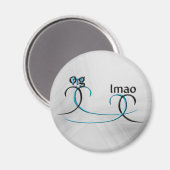 OMG! Lmao Magnet (Vorderseite/Rückseite)