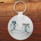 OMG! Lmao Schlüsselanhänger (Vorderseite)
