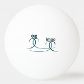 OMG! Lmao Tischtennisball (Rückseite)
