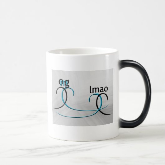 OMG! Lmao Verwandlungstasse (Rechts)