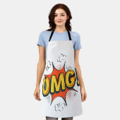OMG Logo Schürze (Getragen)