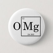 OMG - Magnesium - Magnesium - Periodensystem Button (Vorderseite)