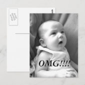 OMG News card!! Postkarte (Vorne/Hinten)