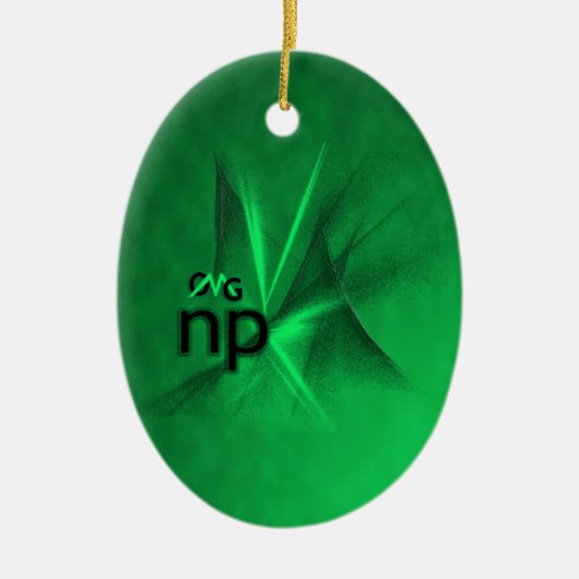 OMG! ni Keramikornament (Vorne)