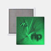 OMG! ni Magnet (Vorderseite/Rückseite)