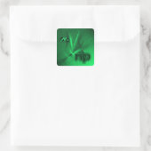 OMG! ni Quadratischer Aufkleber (Tasche)