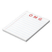 OMG Notepad Notizblock (Rotiert)