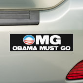 OMG - Obama muss gehen Autoaufkleber (Auf Auto)