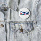 OMG! Obama muss gehen Button (Beispiel)