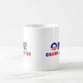 OMG! Obama muss gehen! Kaffeetasse (Mittel)
