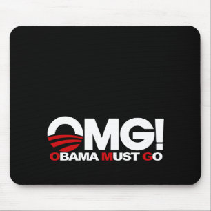 OMG! Obama muss gehen Mousepad